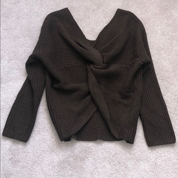 ASTR Twist Back Sweater - Picture 7 of 8